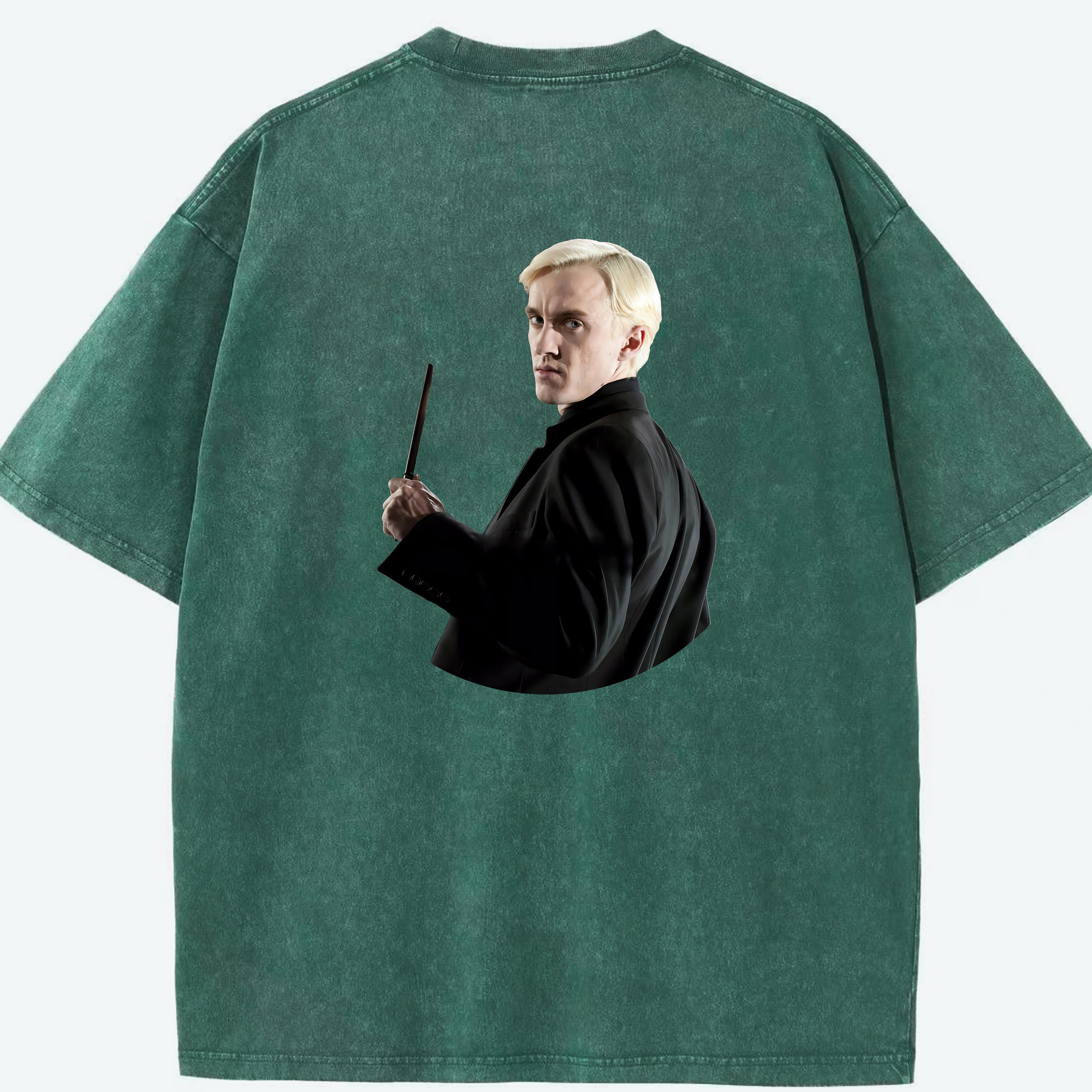 （画像用） Harry Potter ハリー・ポッターシリーズ 綿100% ヴィンテージ風 半袖Tシャツ（背面プリント）
